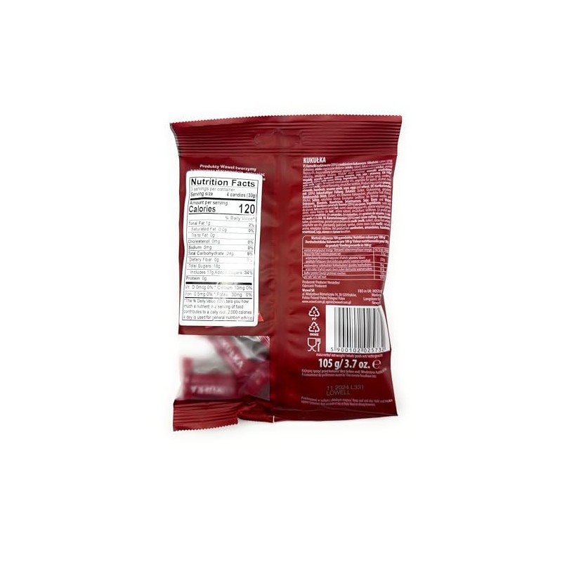 WAWEL KUKULKA karmelki nadziewane 1 LB. Packing by GRANDA