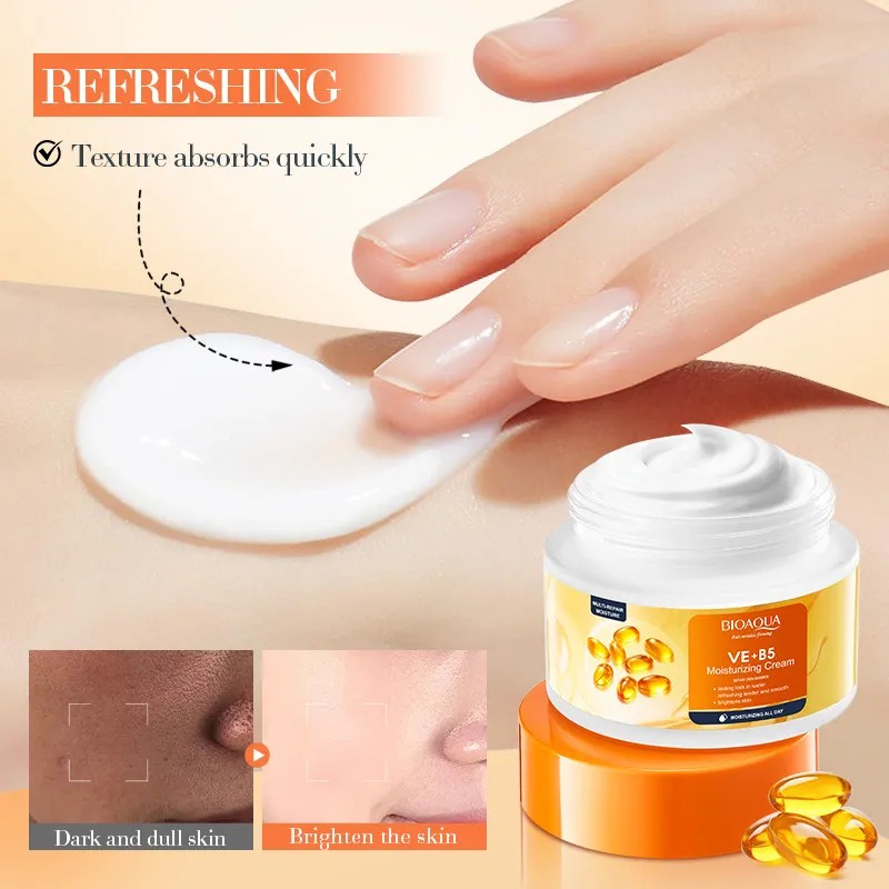 Bioaqua Crema VE + B5, repara e ilumina piel mixta,