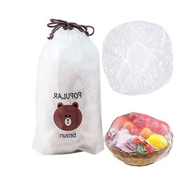 Fresh Keeping Bags 200pcs, Stretch Plastic Wrap Bowl Covers, Reusable Plastic Wrap for Food, Universal Kitchen Wrap Fresh Keeping Bags Covers (200pcs)