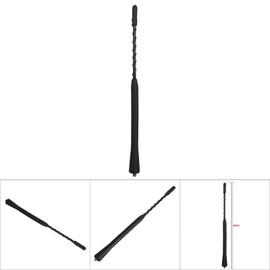 Keenso Antena para Auto,Universal M5 Antena de Radio para Auto Antena para Carro(9 Pulgadas)