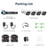 VORGUT Wired Security Camera System Outdoor, 4CH 5MP Lite AHD