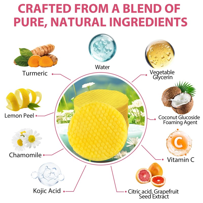 A r b c r n Turmeric Cleansing Pads,Kojic Acid