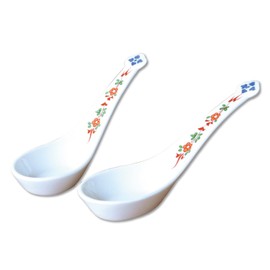 Renge Spoon, Cutlery, Teaspoon, Ceramic, Made in Japan, Arita Pottery, Home Use, Commercial Use, Set of 2, Arita Ware, Flower Art, Renge
