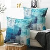 Alricc Throw Pillow Covers 20x20 Set of 2 Turquoise and