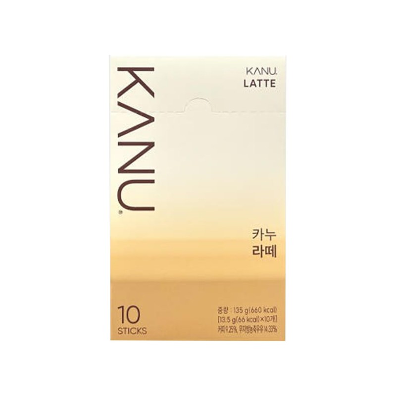 Maxim KANU Latte Instant Mixed Coffee Sticks (13.5g x 10