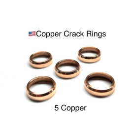 Unbranded Copper Crack Rings For Olt Style Duck Calls 5 Total