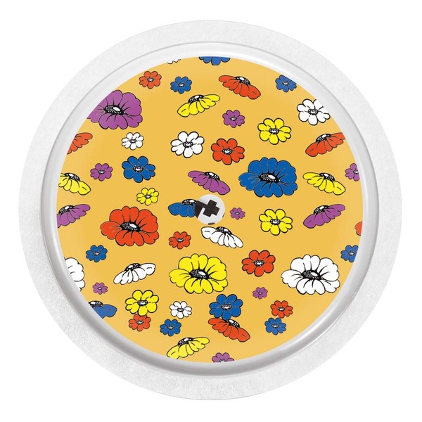 Flower Rush Sticker for FreeStyle Libre Sensor