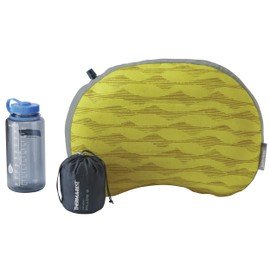 Therm-a-Rest Air Head Inflatable Travel Pillow, Size: L (63 x 196 cm), Colour: Yellow Mountains