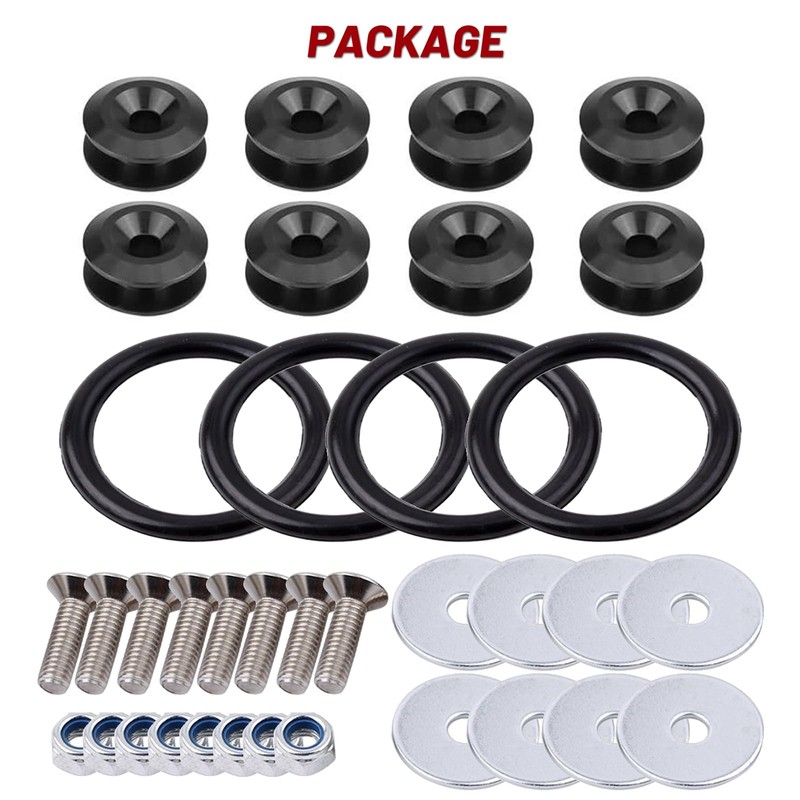 Tongze Bumper Quick Release Kit, 4 sets Quick Release Bumper