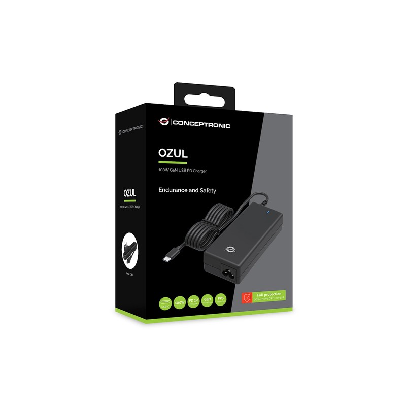 CONCEPTRONIC Charger USB-C 100W Desktop PD Black