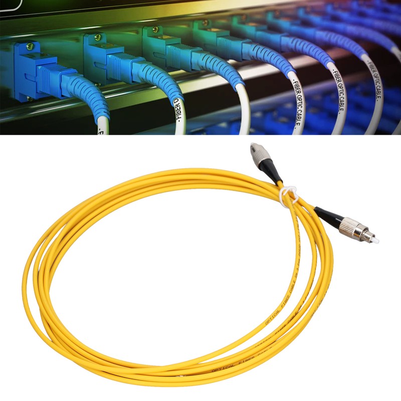 5PCS Optical Fiber Extension Cable UPC/FC to UPC/FC Halogen Free
