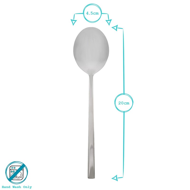 Argon Tableware Stainless Steel Dessert Spoons - 20cm - Copper
