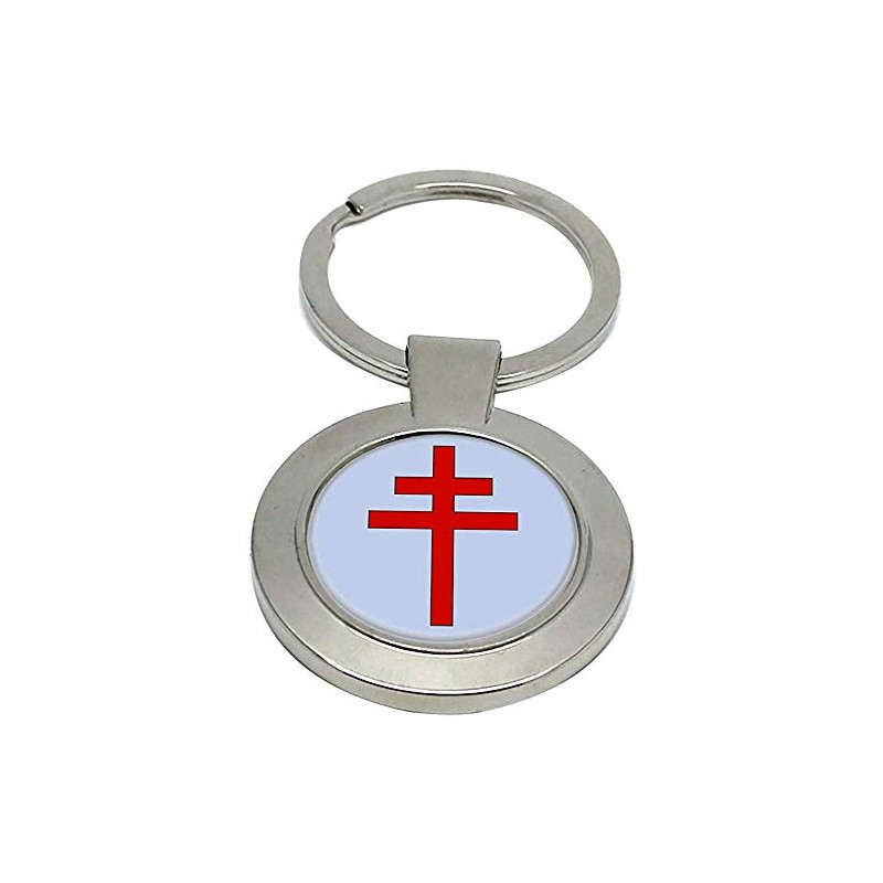 Patriarchal Cross Key Ring