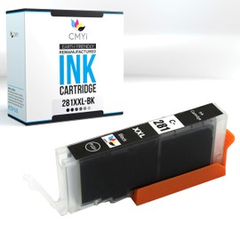CMYi 281XXL Black Replacement Ink Cartridge for Canon PIXMA TR7520, TR7620, TR8520, TR8620, TR8620a, TR8622, TR8622a, TS6120, TS6220, TS6320, TS702, TS702a, TS8120, TS8220, TS8222, TS8320, TS8322