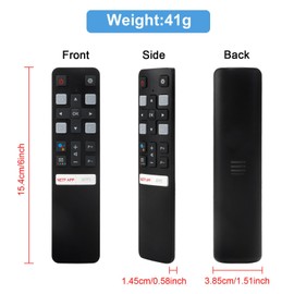 New Replaced RC802V FUR6 IR Remote for TCL Android 4K UHD Smart TV