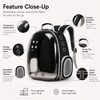 Transparent Pet Carrier Backpack for Travel – Ventilated Bubble Design