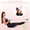 Full Body Resistance Band Set with Handles, 120 lb Resistance,