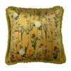 furn. Fleura Cushion Cover, Polyester, Ochre, 50 x 50cm