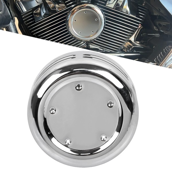Unbranded Chrome 5-Hole Horn Cover For Harley Breakout Cross Bones