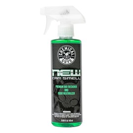 Chemical Guys New Car Smell Ambientador y eliminador de olores premium, aroma duradero, ideal para coches, camiones, todoterrenos, vehículos recreativ