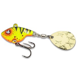 Monkey Lures Turbo Lui Jig Spinner, Weight: 10 g, Monkey Lures Colour: Inferno Tiger