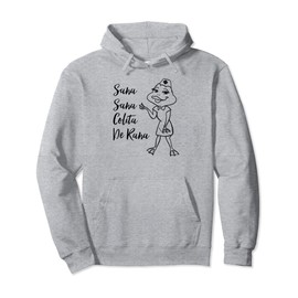 Sana Sana Colita De Rana Cute Mexican Nurse Frog Art Spanish Pullover Hoodie