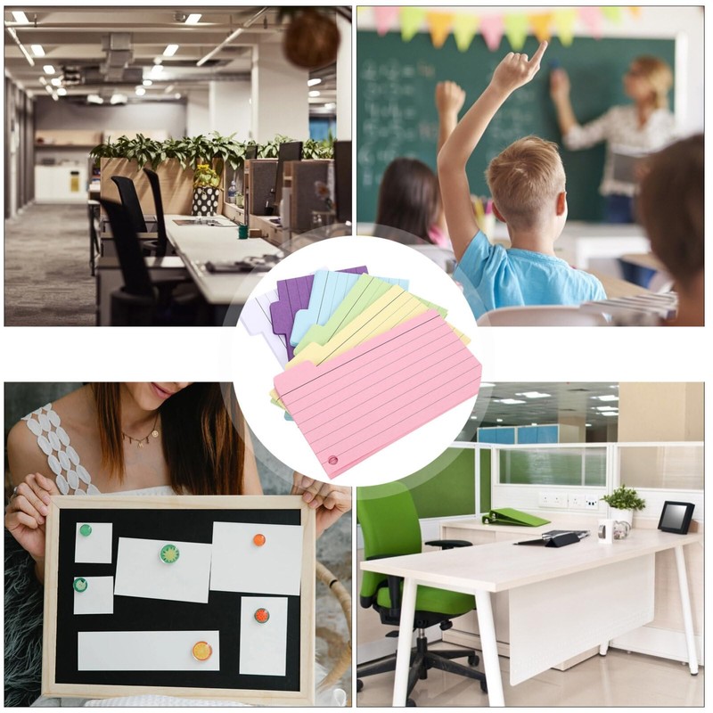 Operitacx 6Pcs Sticky Index Tab Notepad Sticky Notes Note pad