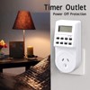 Indoor Mini Outlet Timer Digital Countdown Timer Outlet Indoor Timed