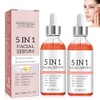 2PC Suero facial antienvejecimiento 5 en 1, Suero facial 5