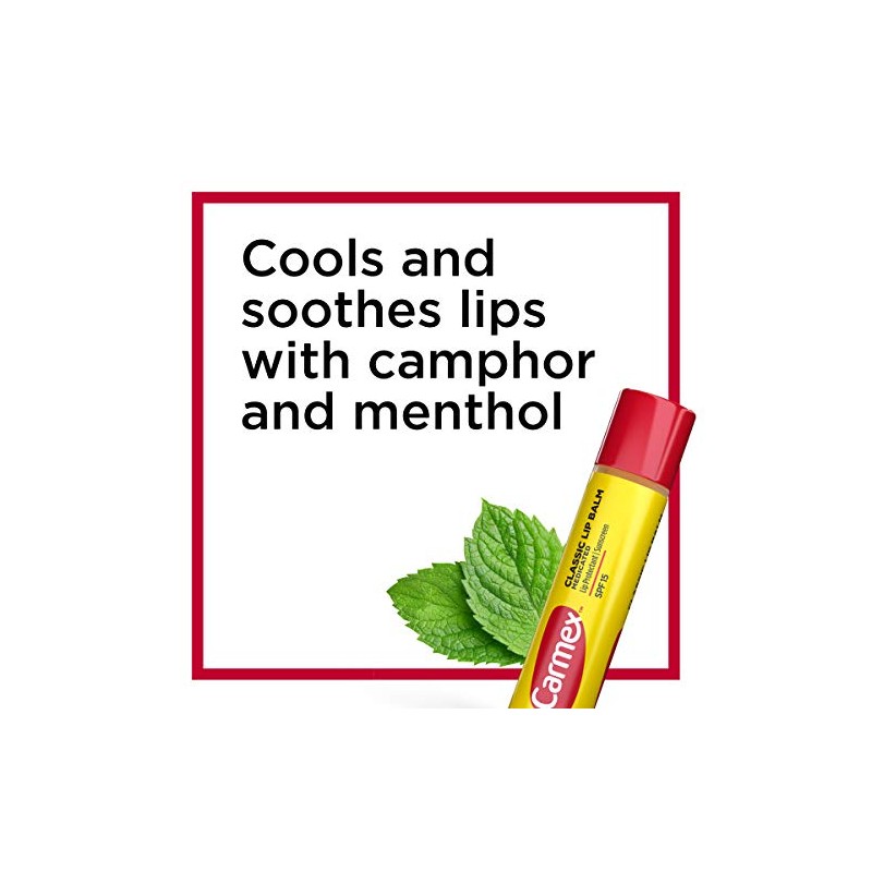 Carmex Lip Balm Moisturizing Original,0.15 oz (3 Count)