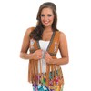 fun shack Hippie Costume Women Fringe Vest, 70's Style Outfit,