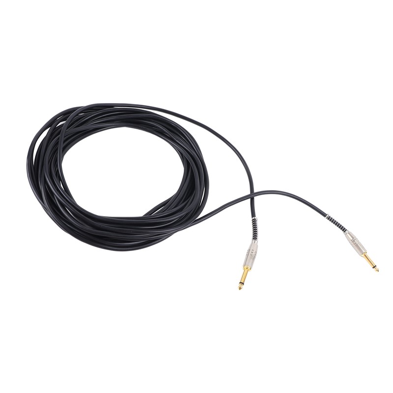 6.35mm Instrument Cable Noise Reduction Audio Device Connection Cable for