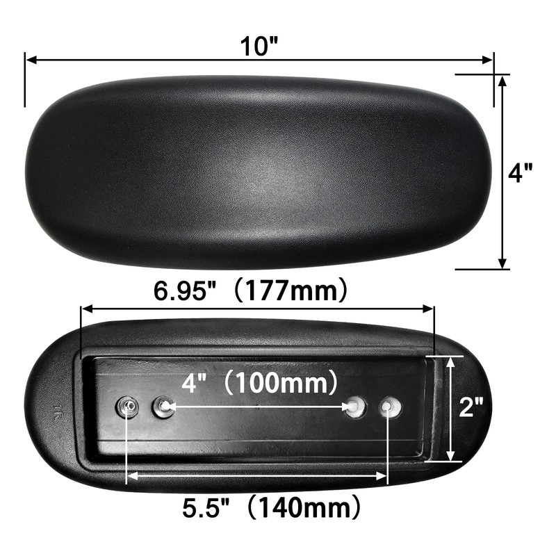 MySit Office Chair Armrest Replacement Arm Pads Universal 4" or