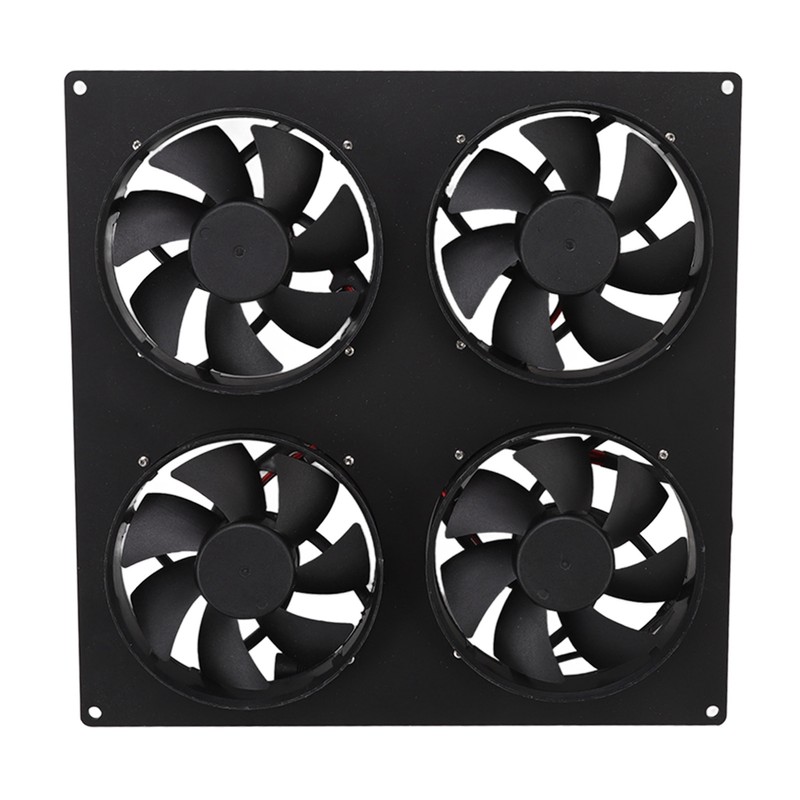 Solar Panel Fan Kit Monocrystalline Silicon Solar Panel Weatherproof 4