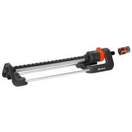 GARDENA (18704) Up to 3000 sq ft - Adjustable Oscillating Yard Sprinkler, for Watering Large Areas of Lawn and Garden. Gardena Outdoor oscillating sprinklers Have Wide Heavy Duty Base for Stability.