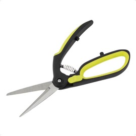 Rekord Single-Handed Boxwood Shears (Stainless Steel, Plastic) with Safety Lock Total Length: 25 cm, Blade Length: 9 cm, Hedge Trimmers, Bushing Shears, Garden Shears