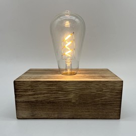 YiShine Battery Operated Table Lamp Wood Night Light Decorative Table Light for Bedroom Living Room Lights Bedside Table Lamp Desk Decorative Lights Bright Light Festival Home Decoration