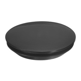 Uxcell Silicone Plugs - 1Pcs Rubber Round Snap in Locking Hole Stoppers, Waterproof Hole Plugs for 40mm Metal Tube, Furniture End Caps Inserts - Black