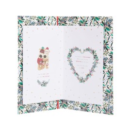 Boofle Embellished My Very Gorgeous Fiancée Cuddly Cute Christmas Greeting Card