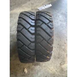 major 2) new 5.00-8 500-8 FORKLIFT TIRE With Tubes, Flap Grip Plus Heavy duty