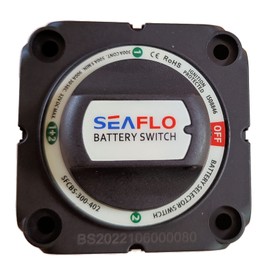 SEAFLO - Interruptor selector de batería de alta resistencia de 900 amperios con 4 posiciones (01 unidades)