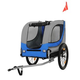 High Quality Luxury Pet Trailer Outdoor Foldable Cargo Trailer Stroller Jogger for Bike 2 in 1 Dog Bike Bicycle With Wheels