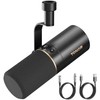 Micrófono Dinámico USBXLR para PC, TONOR Profesional microphone Vocal con