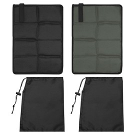 FL HUA 2 Pcs Camping Seat Mat, Insulated Waterproof Folding Foam Sit Mats with Storage Bag, Portable Seat Pads for Outdoors, Hiking, Walking and Fishing