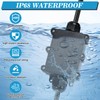 IP68 2-Way Waterproof Junction Box Outdoor Waterproof Cable Connector with