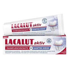 Lacalut Active Gum Protection & Gentle White Value Pack of 6 (6 x 75 ml)