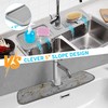 17.8 Inch Longer Kitchen Sink Splash Guard,Silicone Sink Mat for