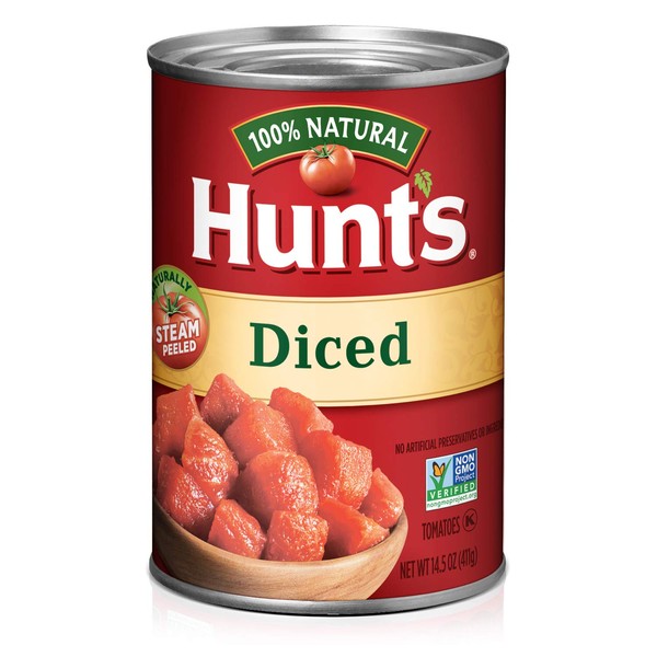 Hunt's Diced Tomatoes, 14.5 Oz., Pack of 24