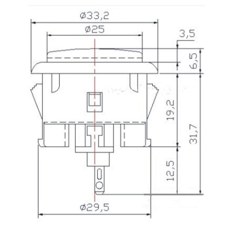 Sanwa 8 pcs OBSF-30 Original Push Button 30mm - for