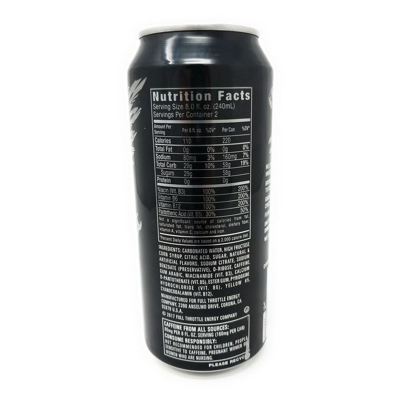 12 Pack - Full Throttle Energy Drink - Citrus -